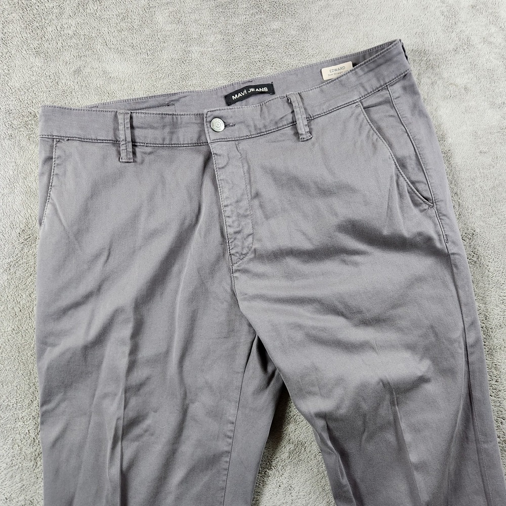 Mavi Edward Slim Straight Mens Size 36x34 Flat Front Chino Pants